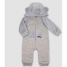 Baby Boys' Disney Mickey Mouse & Friends Mickey Mouse Hooded Romper - Gray