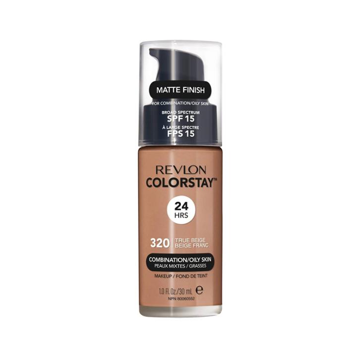 Revlon Colorstay Makeup For Combination/oily Skin With Spf 15 320 True Beige, Adult Unisex