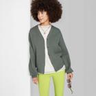 Women's Ascot + Hart Graphic Cardigan - Green