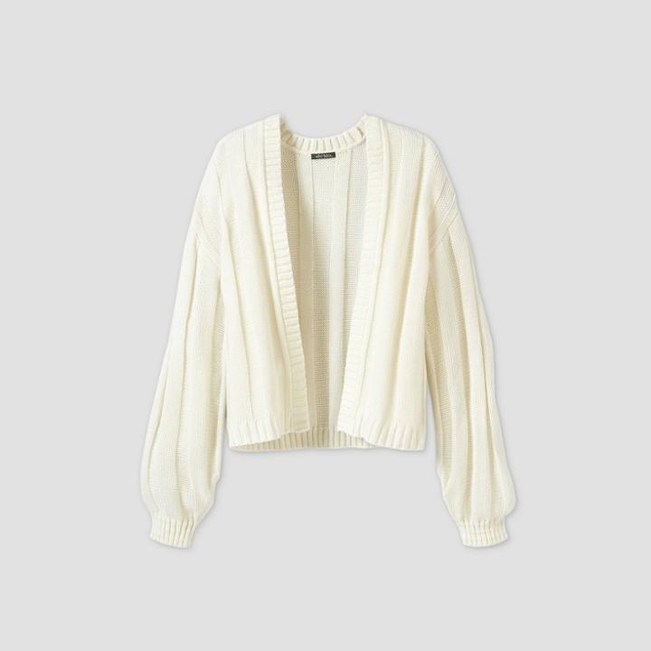 Women's Open Sweater Cardigan - Wild Fable Ivory