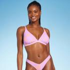 Juniors' Triangle Bikini Top - Xhilaration Lavender D/dd Cup, Purple