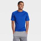 Men's Short Sleeve Fitted T-shirt - All In Motion Blue S, Men's,