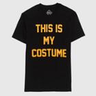 Hybrid Apparel Men's This Is My Costume Halloween Short Sleeve Graphic T-shirt - Black