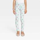 Girls' Strawberry Leggings - Cat & Jack Turquoise Blue