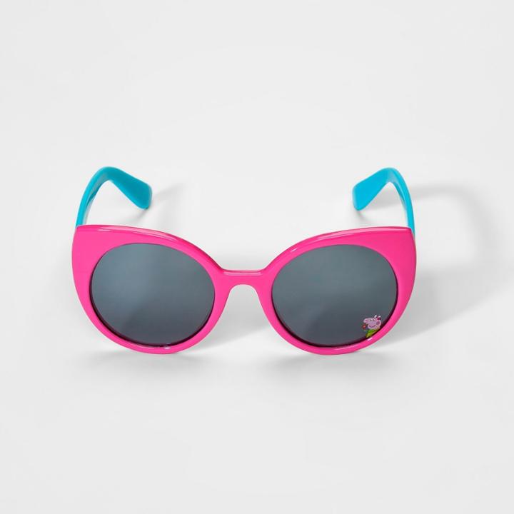 Toddler Girls' Peppa Pig Sunglasses - Pink/blue