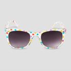 Girls' Polka Dot Sunglasses - Cat & Jack Clear/multi