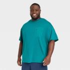Men's Big Short Sleeve T-shirt - All In Motion Teal Green