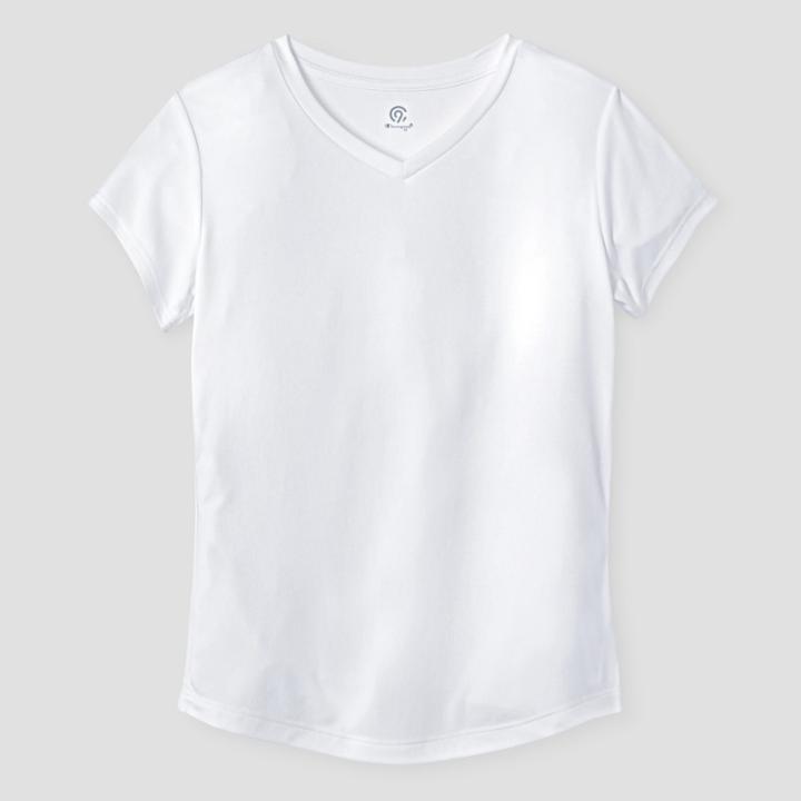 Girls' Tech T-shirt - C9 Champion White