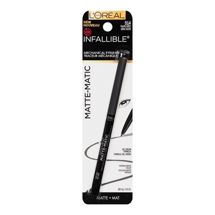 L'oreal Paris Infallible Mat-matic Liner 514 Charcoal .01oz, Taupe Grey