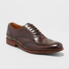Target Men's Walton Wingtip Leather Shoes - Goodfellow & Co Brown