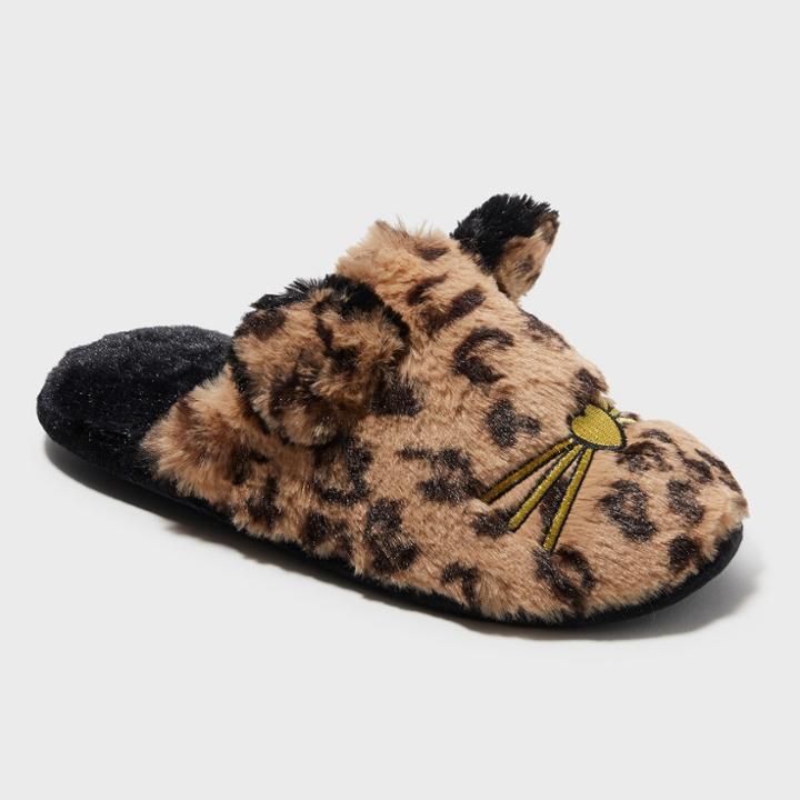 Target Women's Dearfoams Slide Slippers - Tan