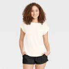Women's Beautifully Soft Short Sleeve Sleep T-shirt - Stars Above White