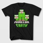 Boys' Minecraft Minecon Earth Short Sleeve T-shirt - Black