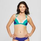Women's Reversible Colorblock Bikini Top - Joylab Blue