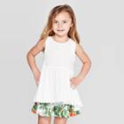 Toddler Girls' Solid Tank Top - Art Class Cream 2t, Girl's, White