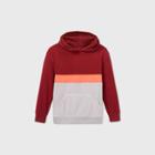 Boys' Microfleece Hooded Sweatshirt - Cat & Jack Red/white