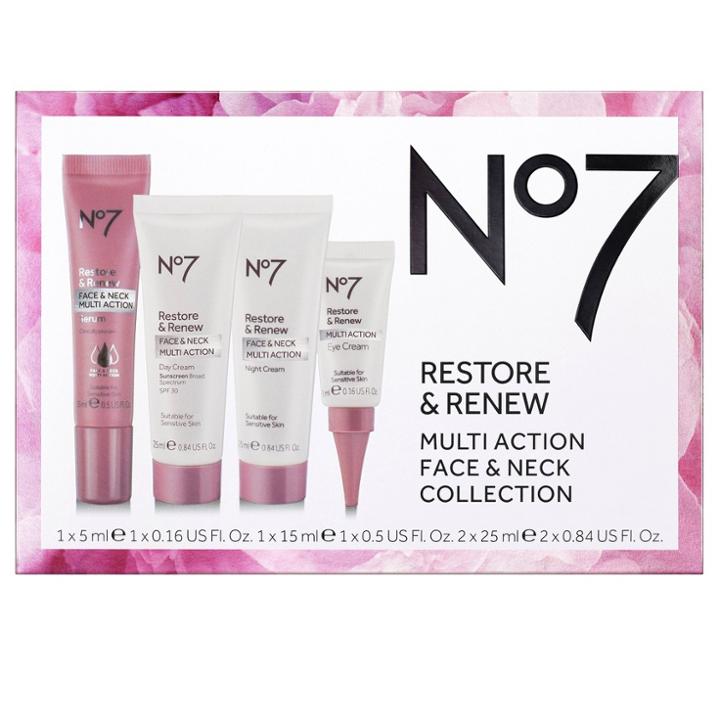 No7 Restore & Renew Face & Neck Multi Action Collection