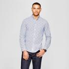 Men's Standard Fit Long Sleeve Soft Wash Northrop Button-down Shirt - Goodfellow & Co Dark Night Navy