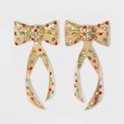 Sugarfix By Baublebar Gift Bow Multi Drop Earrings, Gold