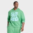 No Brand Black History Month Men's Plus Size Limitless Hoodie - Green
