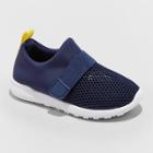 Toddler Boys' Austen Slip-on Apparel Sneakers - Cat & Jack Navy