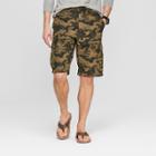 Men's 11 Camo Print Cargo Shorts - Goodfellow & Co Olive