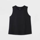 Women's Plus Size Pullover Jersey Tank Top - A New Day Black 1x, Women's,