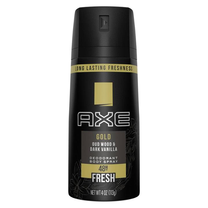 Axe Gold Oud Wood & Vanilla Scent 48-hour Fresh Deodorant Body