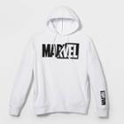 Men's Marvel Logo Slash Graphic Sweatshirt - White