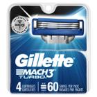 Gillette 3 Blade Mach3 Men's Turbo Razor Blade Refills