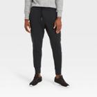 All In Motion Men's Cotton Tapered Fleece Cargo Joggers - All In