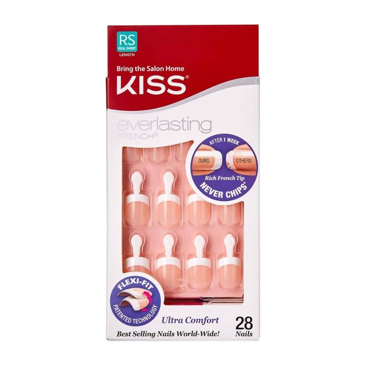 Kiss Nails Kiss Everlasting French Nails - Endless, Adult Unisex