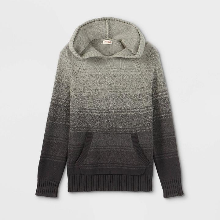 Boys' Ombre Hoodie Sweater - Cat & Jack Gray