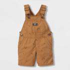 Oshkosh B'gosh Toddler Boys' Palm Print Shortalls - Brown
