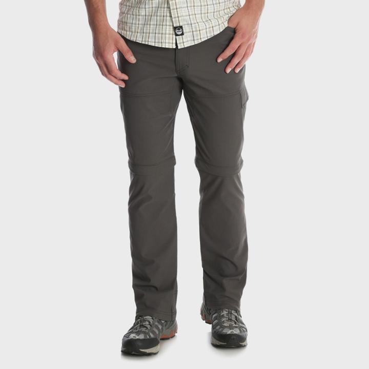 Wrangler Men's Outdoor Oatman Zip Off Pants - Anthracite (grey)
