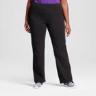 Women's Plus-size Cotton Spandex Semi-fit Pants - C9 Champion - Black