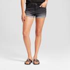 Women's High Rise Shorts - Mossimo Black Wash