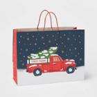Truck With Christmas Tree Gift Bag - Wondershop