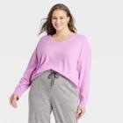 Women's Plus Size Lightweight V-neck Pullover Sweater - A New Day