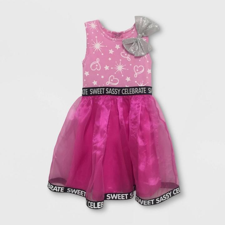 Nickelodeon Girls' Jojo Siwa Skater Dress - Pink