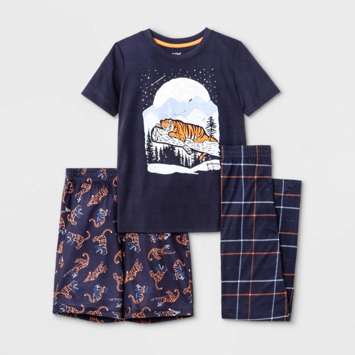 Boys' Sleeping Tiger Pajama Set - Cat & Jack Blue