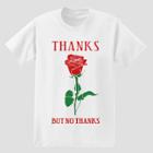 Iml Men's Thanks But No Thanks Short Sleeve T-shirt - White