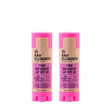 Raw Elements Mineral Pink Lip Shimmer - Spf 30+
