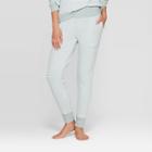 Women's Striped Perfectly Cozy Postpartum Pajama Jogger - Stars Above Mint L, Women's, Size: