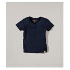 Petiteburt's Bees Baby Boys' Organic Cotton V-neck Short Sleeve T - Shirt - Midnight 3-6m, Boy's, Blue