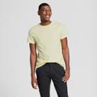 Men's Striped Standard Fit Short Sleeve Crew Neck T-shirt - Goodfellow & Co Silent Lime