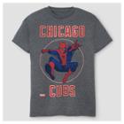 Marvel Boys' Spider-man Major League Baseball T-shirt - Charcoal Heather
