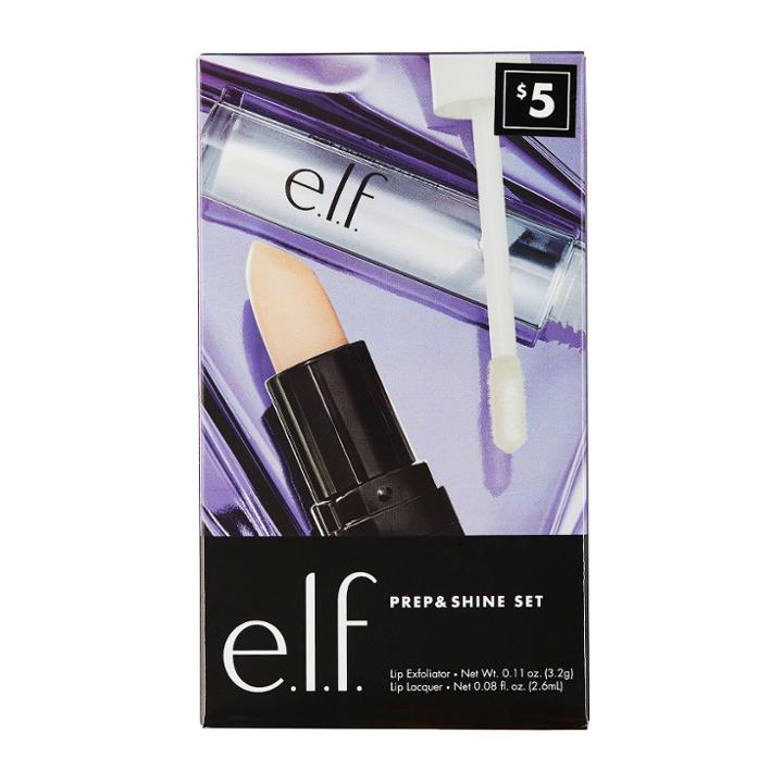 E.l.f. Holiday Prep And Shine Lip Set - 2ct,