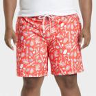Men's Big & Tall 9 Coral Print Board Shorts - Goodfellow & Co Coral Pink