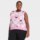 Women's Hello Kitty Plus Size Graphic Vest - Pink